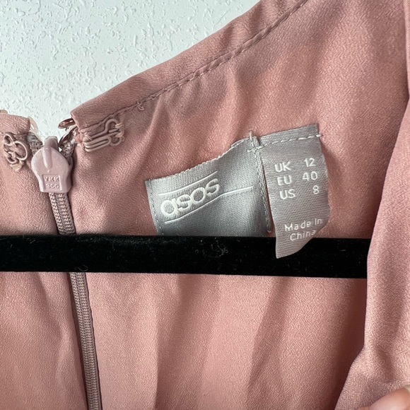 ASOS asymmetric plunge maxi dress in sequin - Picture 8 of 14